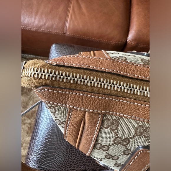 Authentic Gucci Tote Bag in GG Canvas Brown - Picture 4 of 14